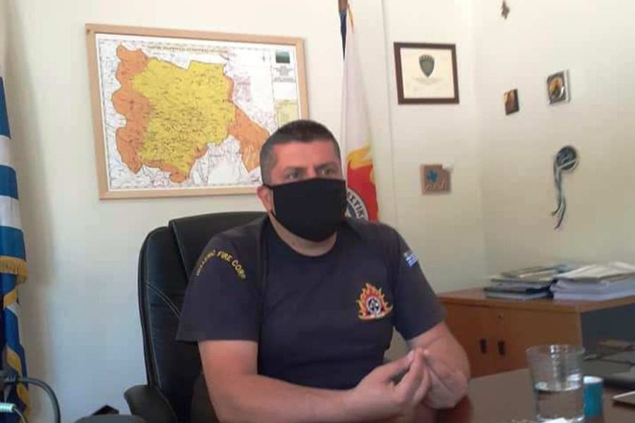 O Δημήτρης Μπριόλας νέος Περιφερειακός Διοικητής της Πυροσβεστικής