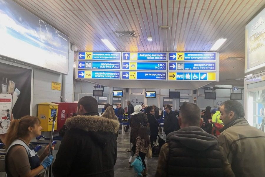 Μεγάλη αύξηση της επιβατικής κίνησης στο αεροδρόμιο «Οδυσσέας Ελύτης»