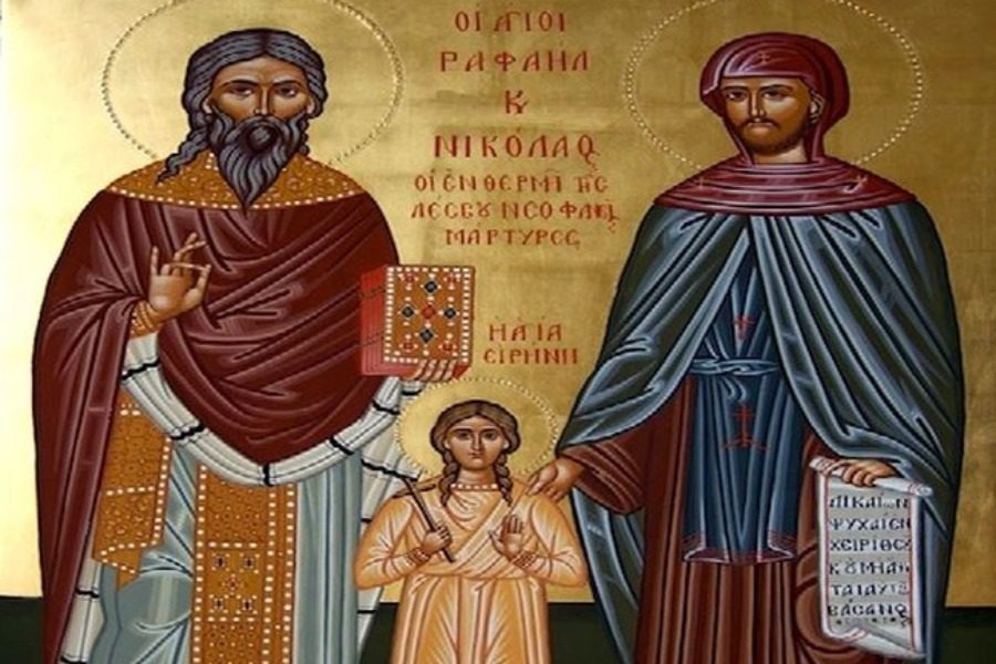 Aπευθείας από την Ι.Μ.Αγίου Ραφαήλ ο Πανηγυρικός Εσπερινός για την εορτή των Αγίων Ραφαήλ,Νικολάου και Ειρήνης