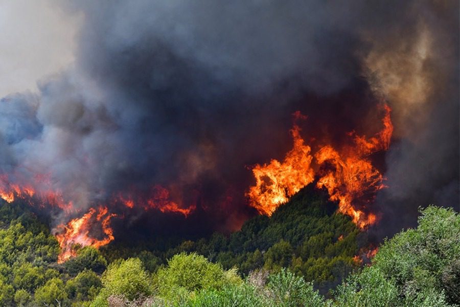 Αναζωπυρώσεις και νέα μέτωπα φωτιάς σε όλη τη χώρα 