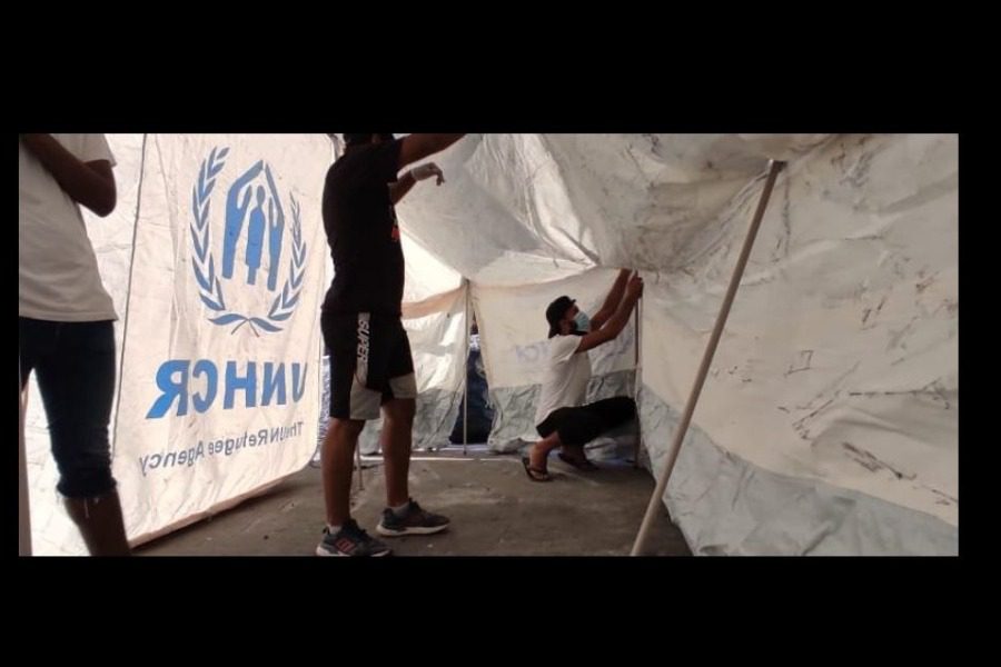 Οργάνωση προσφύγων φτιάχνει τον καταυλισμό των Ρομά στην Παγανή