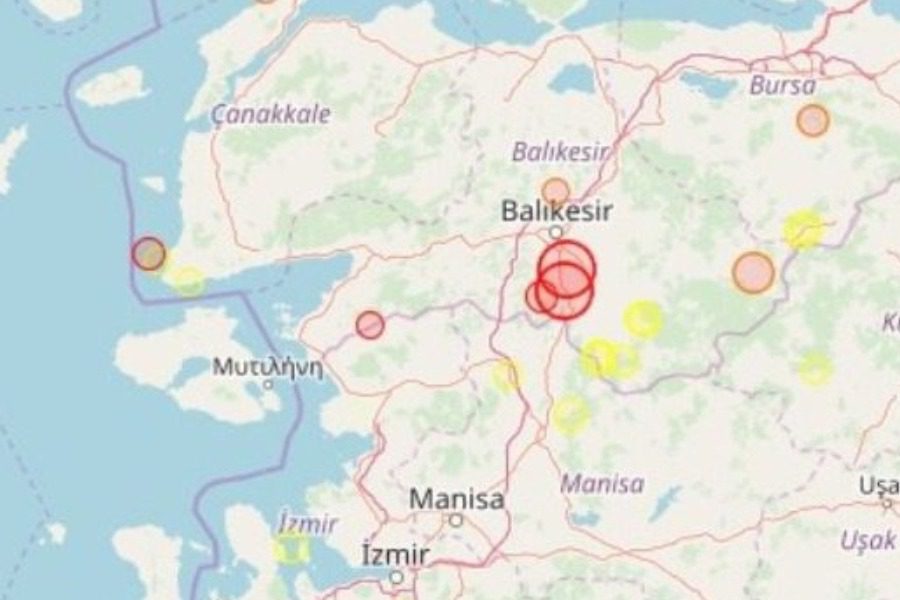 Διπλός σεισμός στο Μπαλίκεσιρ «ταρακούνησε» τη Λέσβο!