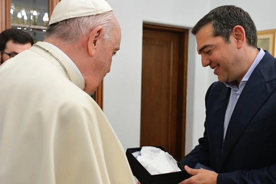 Η συνάντηση του Αλέξη Τσίπρα με τον Πάπα Φραγκίσκο