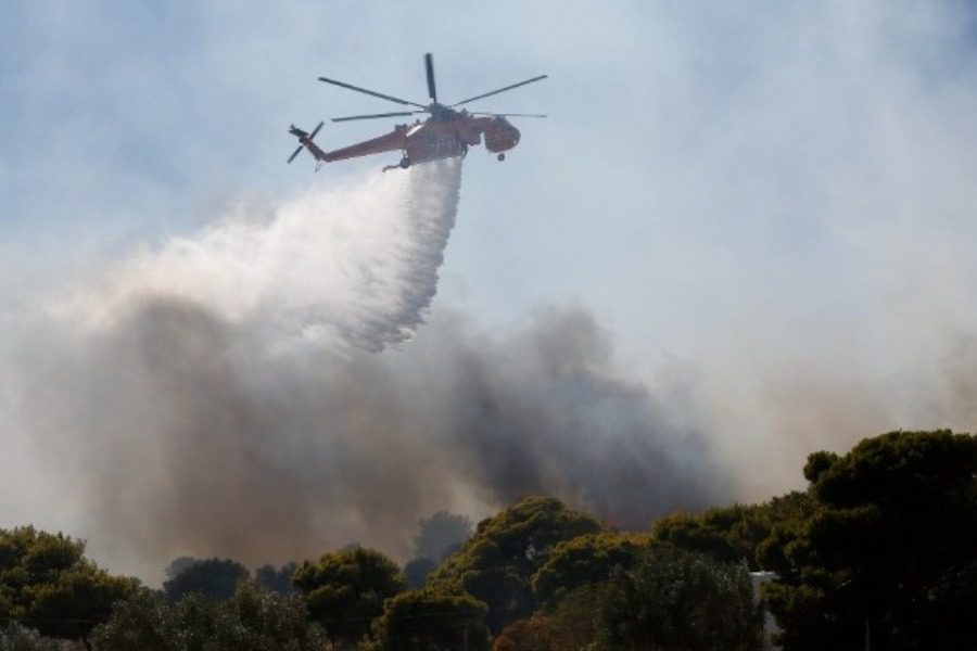 Δραματική η κατάσταση από την πυρκαγιά στα Βίλια
