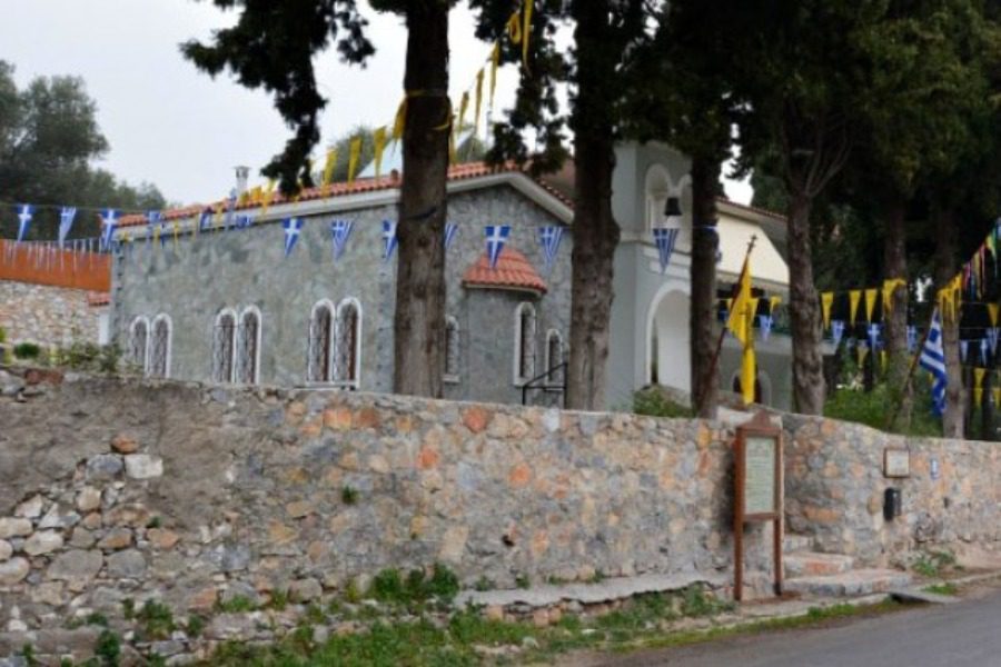 Πανηγυρίζει ο Ιερός Ναός της Αγίας Θωμαΐδος στη Μυτιλήνης 