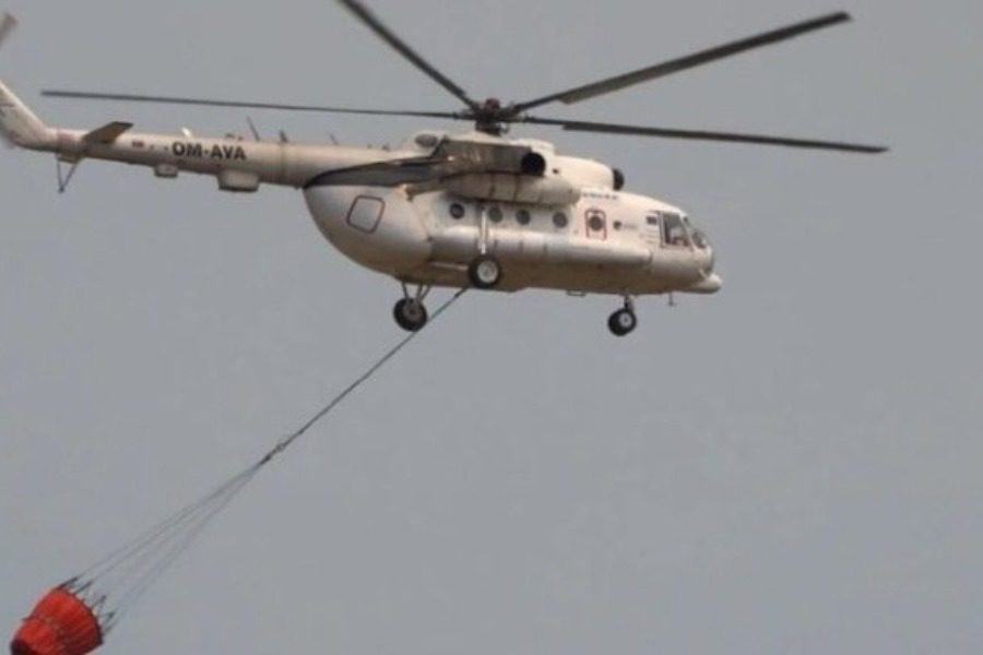 Σάμος: Έπεσε ελικόπτερο που επιχειρούσε στην πυρκαγιά στο Παλαιοχώρι