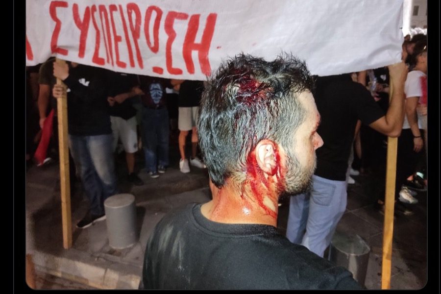 Αγρια αστυνομική καταστολή και στη νέα κινητοποίηση των φοιτητών στην Αθήνα