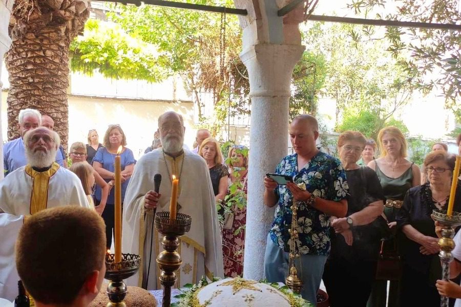 Γιορτάστηκαν τα εννιάμερα της Παναγίας στα Μιστεγνά 