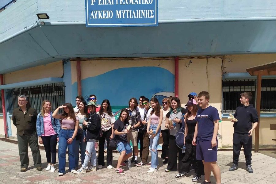 Συμμαθητές τους από την Αττική φιλοξένησε το 1ο ΕΠΑΛ Μυτιλήνης