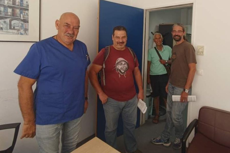 Εξόρμηση στο νοσοκομείο Μυτιλήνης πραγματοποίησε η «Ανταρσία στο Αιγαίο»