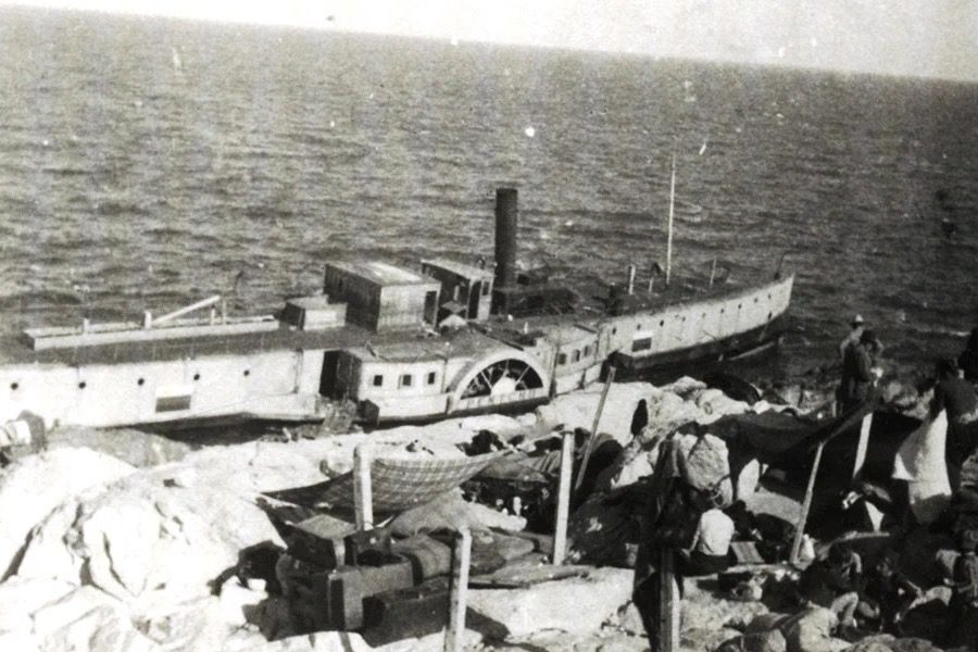 Το πλοίο σύμβολο της Εβραϊκής προσφυγιάς, στάθηκε στη Μυτιλήνη