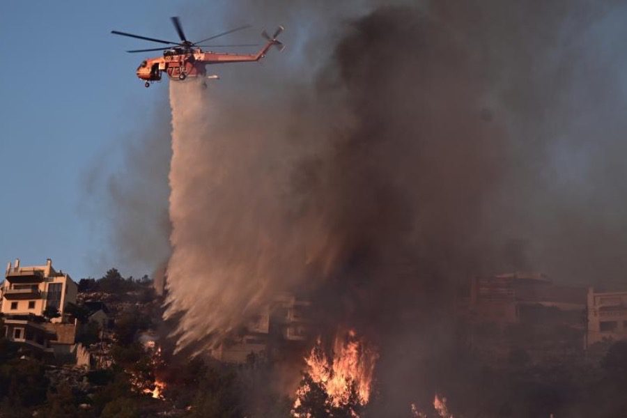 Πολύ υψηλός κίνδυνος πυρκαγιάς το Σάββατο στο βόρειο Αιγαίο