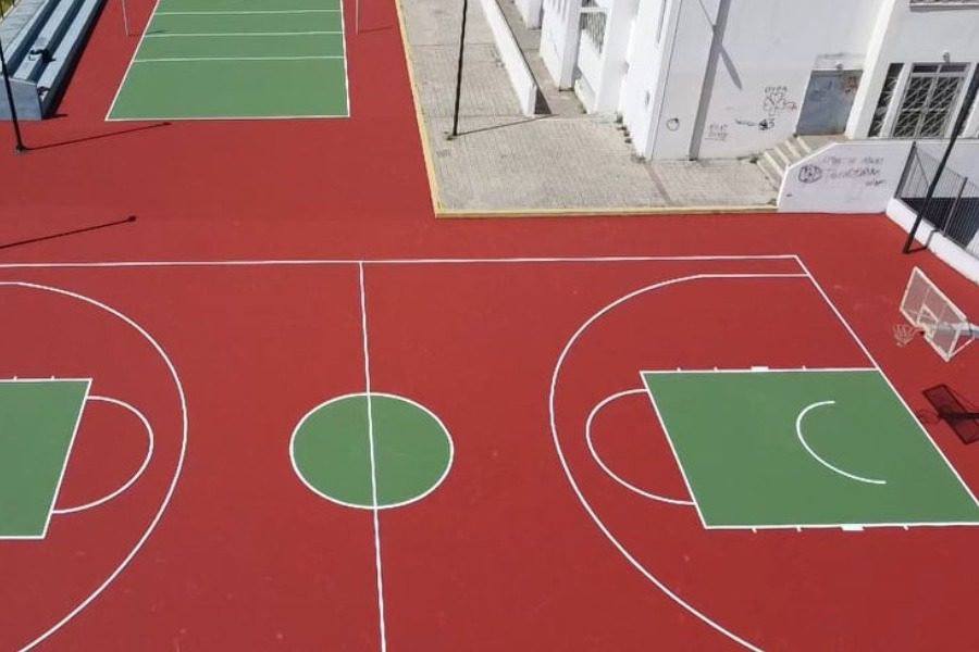 Ανακατασκευάζονται 13 γήπεδα μπάσκετ στη δυτική Λέσβο