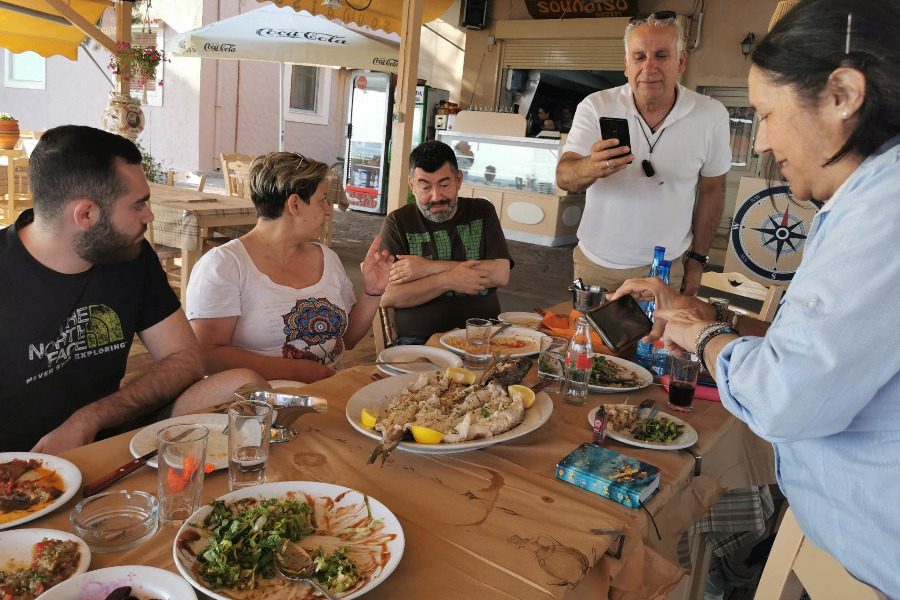 Κύπριοι δημοσιογράφοι σε Λέσβο και Χίο