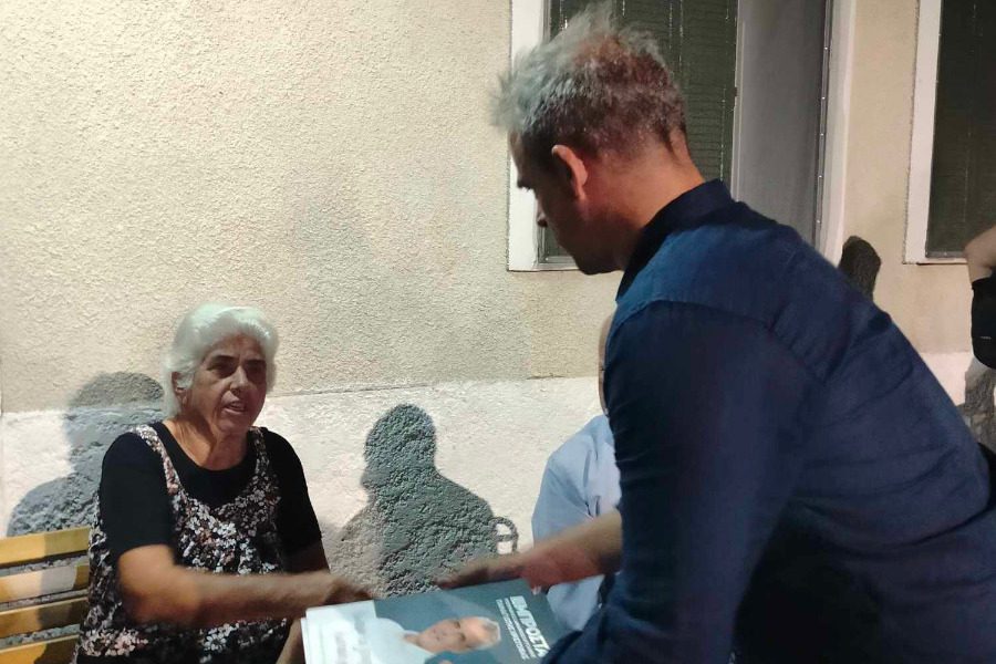 Καθημερινές οι επισκέψεις του Χριστόφα σε χωριά του Δήμου Μυτιλήνης